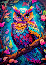 Enjoy 2224 - Dazzling Owl - 1000 stukjes