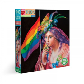 eeBoo - Liberty Rainbow - 1000 stukjes