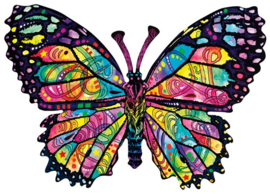 SunsOut 97260 - Stained Glass Butterfly - 1000 stukjes  Vormpuzzel  