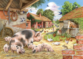 House of Puzzles - Poppy's Piglets - 500XL stukjes