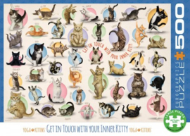 Eurographics 0991 - Yoga Kittens - 500XL stukjes