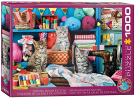 Eurographics 6020 - Kittens in the Sewing Room - 1000 stukjes