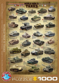 Eurographics 0388 - World War II Tanks - 1000 stukjes