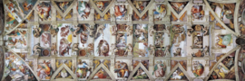 Eurographics Michelangelo  - The Sixtijnse Chapel - 1000 stukjes  Panorama