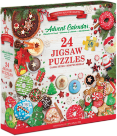 Eurographics - Puzzle Adventskalender - Christmas Delights - 24x50 stukjes