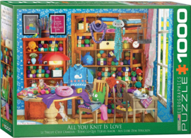 Eurographics 5405 - All You Knit is Love - 1000 stukjes