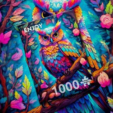 Enjoy 2224 - Dazzling Owl - 1000 stukjes
