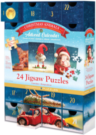 Eurographics - Christmas Animals Advent Calendar - 24x50 stukjes