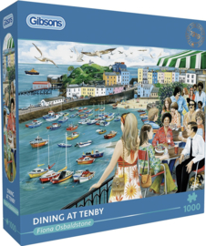 Gibsons 6438 - Dining at Tenby - 1000 stukjes
