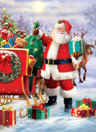 Eurographics 5639 - Santa with Sled - 1000 stukjes