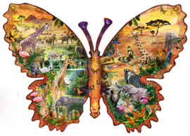 SunsOut 97013 - African Butterfly - 1000 stukjes  Vormpuzzel