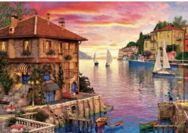 Art Puzzle 5374 - Mediterranean Harbour - 1500 stukjes