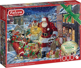 Falcon de Luxe 500151 - Christmas Eve - 2x1000 stukjes