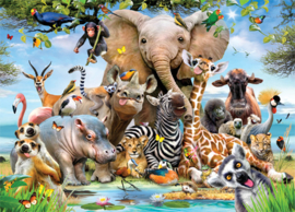 TFF Dubbelzijdige Selfie puzzel - Wild - 500 stukjes