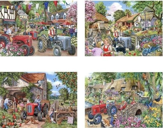 House of Puzzles - Farmer's Friends - 4x250XL stukjes
