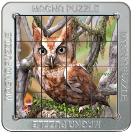 TFF 3D Magna Puzzle Small - Owls - 16 stukjes