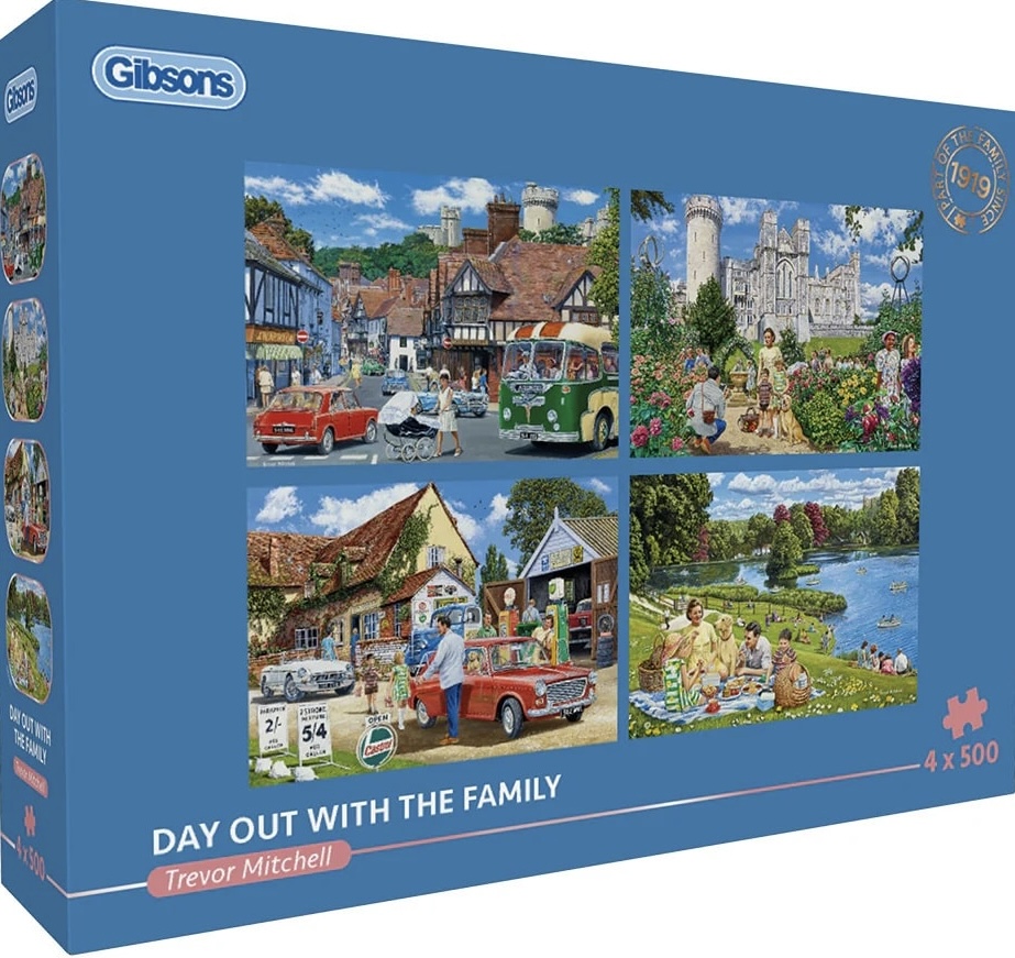 Gibsons 5067 - Day Out With The Family - 4x500 stukjes