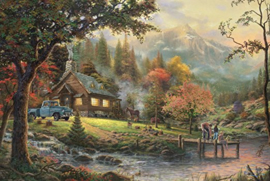 Thomas Kinkade - Peaceful Moments - 500 stukjes