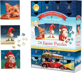 Eurographics - Christmas Animals Advent Calendar - 24x50 stukjes