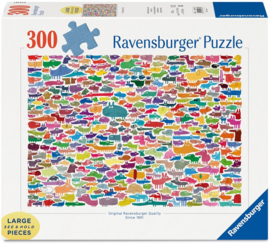 Ravensburger - 387 Dogs & One Cat - 300XL stukjes