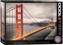Eurographics 0663 - San Francisco, Golden Gate Bridge - 1000 stukjes