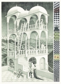 Puzzelman M.C. Escher - Belvedere - 1000 stukjes