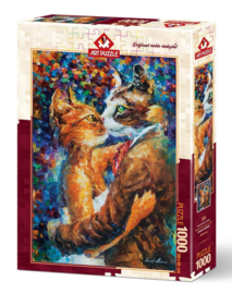 Art Puzzle 4226 -  Dance of the Cats in Love - 1000 stukjes