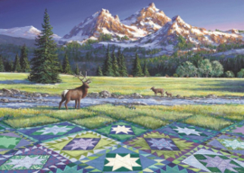 Ravensburger - Quilt met Hert - 300XL stukjes