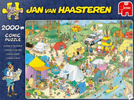 Jan van Haasteren - Kamperen in het Bos - 2000 st.   OP=OP