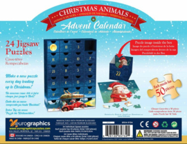 Eurographics - Christmas Animals Advent Calendar - 24x50 stukjes