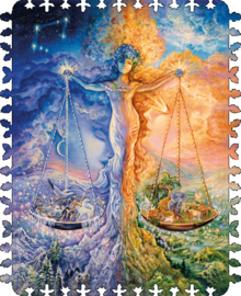 DaVICI  Josephine Wall - Zodiac Weegschaal - 100 stukjes