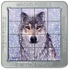 TFF 3D Magna Puzzle Small - Snow Wolf - 16 stukjes