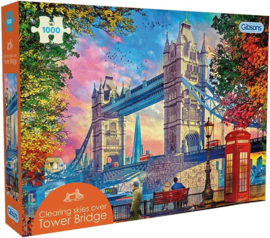 Gibsons 7164 - Clearing Skies Over Tower Bridge - 1000 stukjes