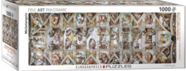 Eurographics Michelangelo  - The Sistine Chapel Ceiling - 1000 stukjes  Panorama