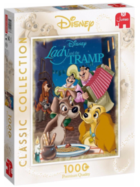 Jumbo Classic Collection - Disney Lady & the Vagebond - 1000 stukjes