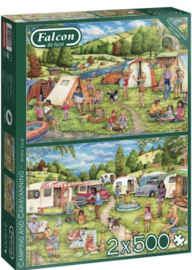 Falcon de Luxe 11346 - Camping and Caravanning - 2x 500 stukjes