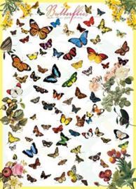 Eurographics 0077 - Butterflies - 1000 stukjes