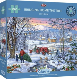 Gibsons 6352 - Bringing Home the Tree - 1000 st.