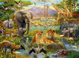 Ravensburger - Dieren van de Savanne - 200XXL stukjes