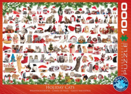 Eurographics 0940 - Holiday Cats - 1000 stukjes