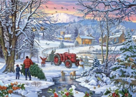 Gibsons 6352 - Bringing Home the Tree - 1000 st.