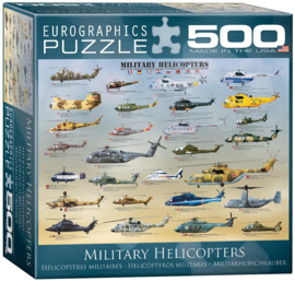 Eurographics 0088 - Military Helicopters - 500XL stukjes