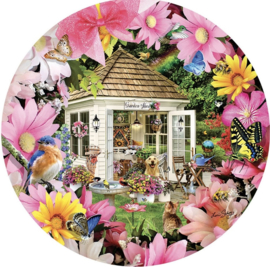 SunsOut 35254 - Garden Shed in Flower - 500 stukjes