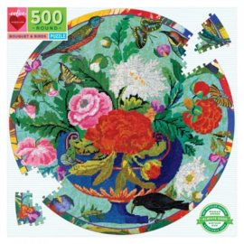 eeBoo - Bouquet and Birds - 500 stukjes