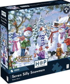 House of Puzzles - Seven Silly Snowmen - 1000 stukjes