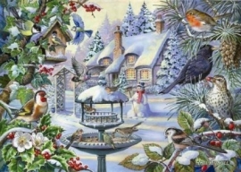 House of Puzzles - Winter Birds 500XL stukjes