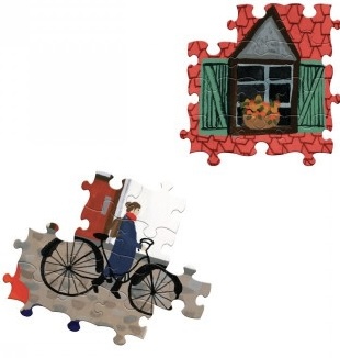 eeBoo - Whimsical Village - 1000 stukjes