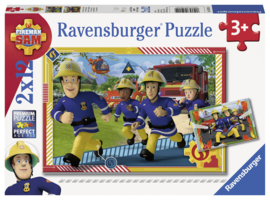 Ravensburger - Brandweerman Sam - 2x12 stukjes