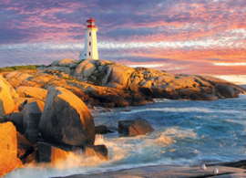 Eurographics 5437 - Peggy's Cove Lighthouse, Nova Scotia - 1000 stukjes