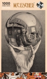 Puzzelman M.C. Escher - Hand met Spiegelende Bol -  1000 stukjes